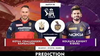 LIVE - RCB vs KKR IPL T20 Match Live Score, Royal Challengers Bangalore vs Kolkata Knight Riders