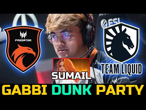 TNC VS TEAM LIQUID - GABBI AXE CARRY DUNK PARTY DOTA 2