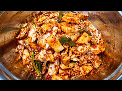 국밥집 석박지 이거하나면? 김치.깍두기 따로 줄 필요없습니다! 하나로 통일