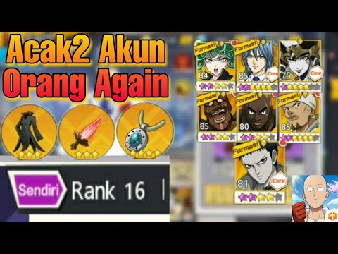 REVIEW AKUN ORANG OPM, ACAK ACAK AKUN TOP GLOBAL SERVER 150 - One Punch Man The Strongest