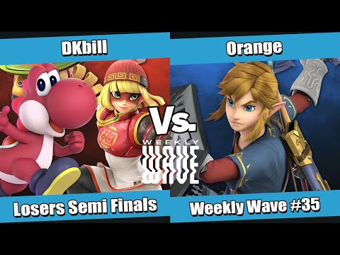 Weekly Wave #35 Losers Semi Finals - DKbill (Yoshi, Min Min) vs Orange (Link)