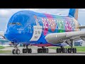 SUPER CLOSE UP TAKEOFFS On RUNWAY 23L Manchester Airport Plane Spotting MAN EGCC