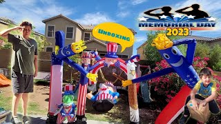 2023 Patriotic Air Dancers & Inflatables Memorial Day Celebration! ~ Unboxing