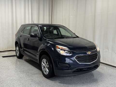 2017 Chevrolet Equinox AWD 4dr LS w/1LS in Blue for sale at Park Mazda in Sherwood Park, AB