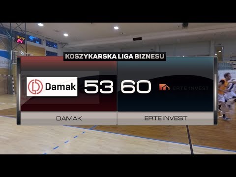Damak vs ERTE Invest - XIV kolejka - I Liga Warszawa - Koszykarska Liga Biznesu