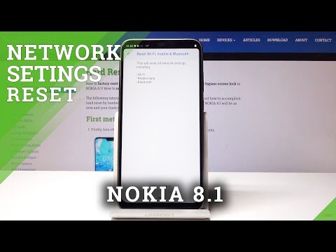 How to Reset Network Settings in NOKIA 8.1 - Restore Network Configuration