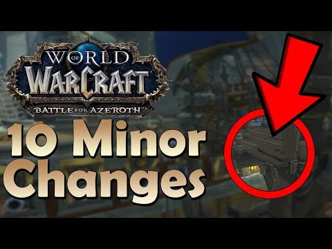 10 Minor Changes Coming in Patch 8.1 - Tides of Vengeance | Battle for Azeroth