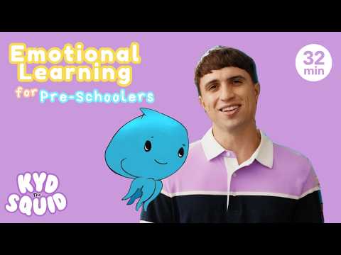 Emotional Intelligence & Social-Emotional Learning Songs for Toddlers & Preschoolers | Kyd the Squid - Kingdom Kids Zone, Little Learners - Kyd the Squid
