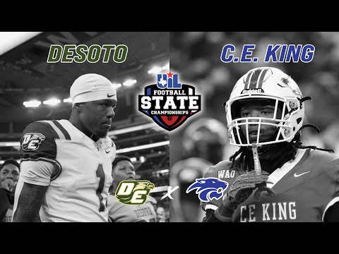 Desoto vs #16 C.E. King 6A DII TEXAS HIGH SCHOOL FOOTBALL CHAMPIONSHIP #txhsfb