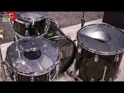 Ludwig Drums - new Smoke Acrylic with Silver Dot drumheads