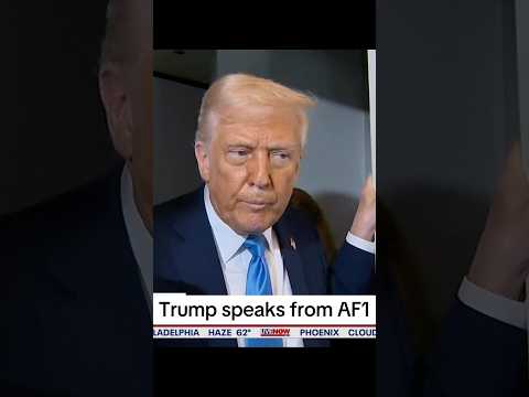 Video | President Trump takes questions on Air Force One