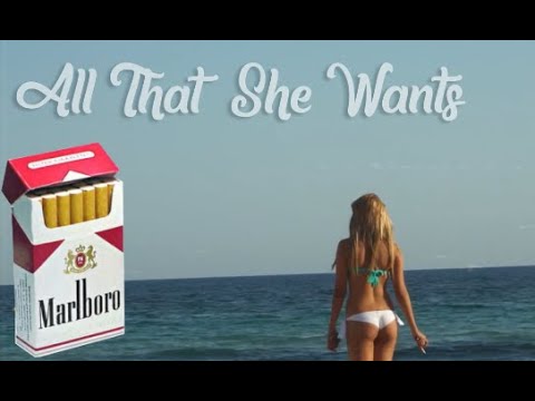 All That She Wants (A Cigarette Commercial Caricature)