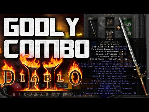 Diablo 2 Resurrected | DEATH and BREATH OF THE DYING COMBO!!