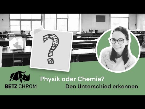 Physik oder Chemie? Zustandsänderung und Stoffumwandlung