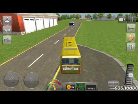 school bus driver 3D simulator обзор игры андроид game rewiew android