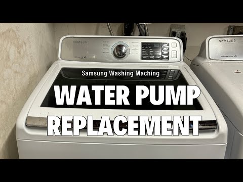 Samsung Washing Machine Water Pump Replacement - DIY Repair Tutorial