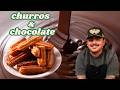 Churros With Ancho Chocolate Sauce