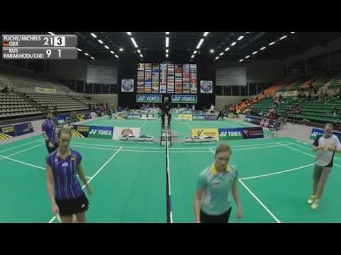 Fuchs / Michels vs Parakhodin / Chervyakova (XD, Round 16) - 2015 Belgian International