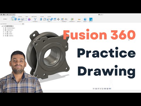 Making 2D practice drawing in Fusion 360