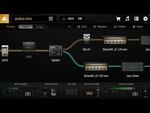 METALLICA …And Justice for All clean guitar demo using Bias FX 2 mobile