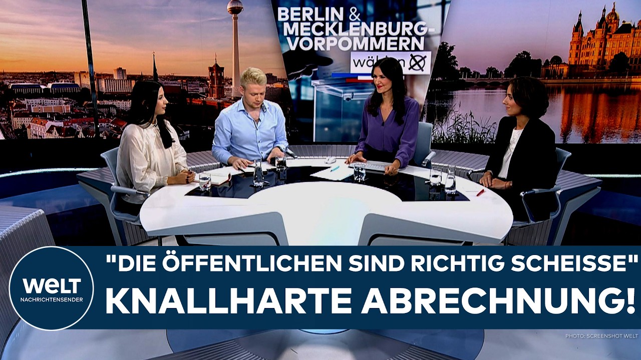 DEUTSCHLAND: "Die Öffentlichen sind richtig scheiße!" I WELT TALK SPEZIAL YOUNG - gesamte Sendung