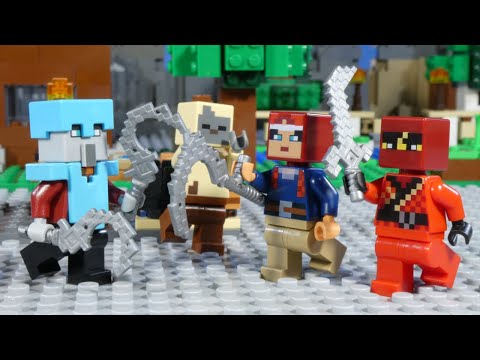 CooperAceProductions - LEGO MINECRAFT DUNGEONS MONSTER INVASION + MINECRAFT COMPILATION