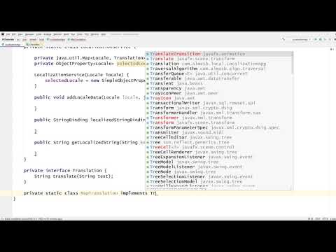 JavaFX Software: Auto-localization via Bindings