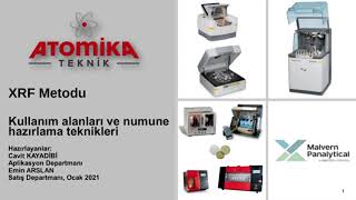XRF (X-IŞINI FLORESAN) METODU, KULLANIM ALANLARI VE NUMUNE HAZIRLAMA TEKNİKLERİ
