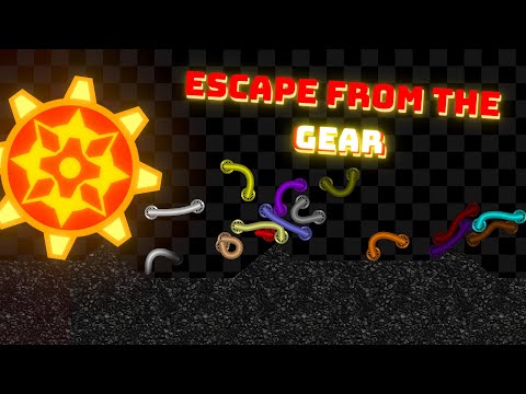 Escape from The GEAR | Survival Worm race in Unity