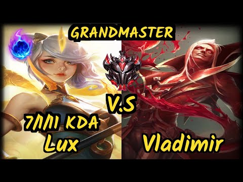 TSM Bjergsen (LUX) vs VLADIMIR - 7/1/11 KDA MID GAMEPLAY - NA Ranked GRANDMASTER