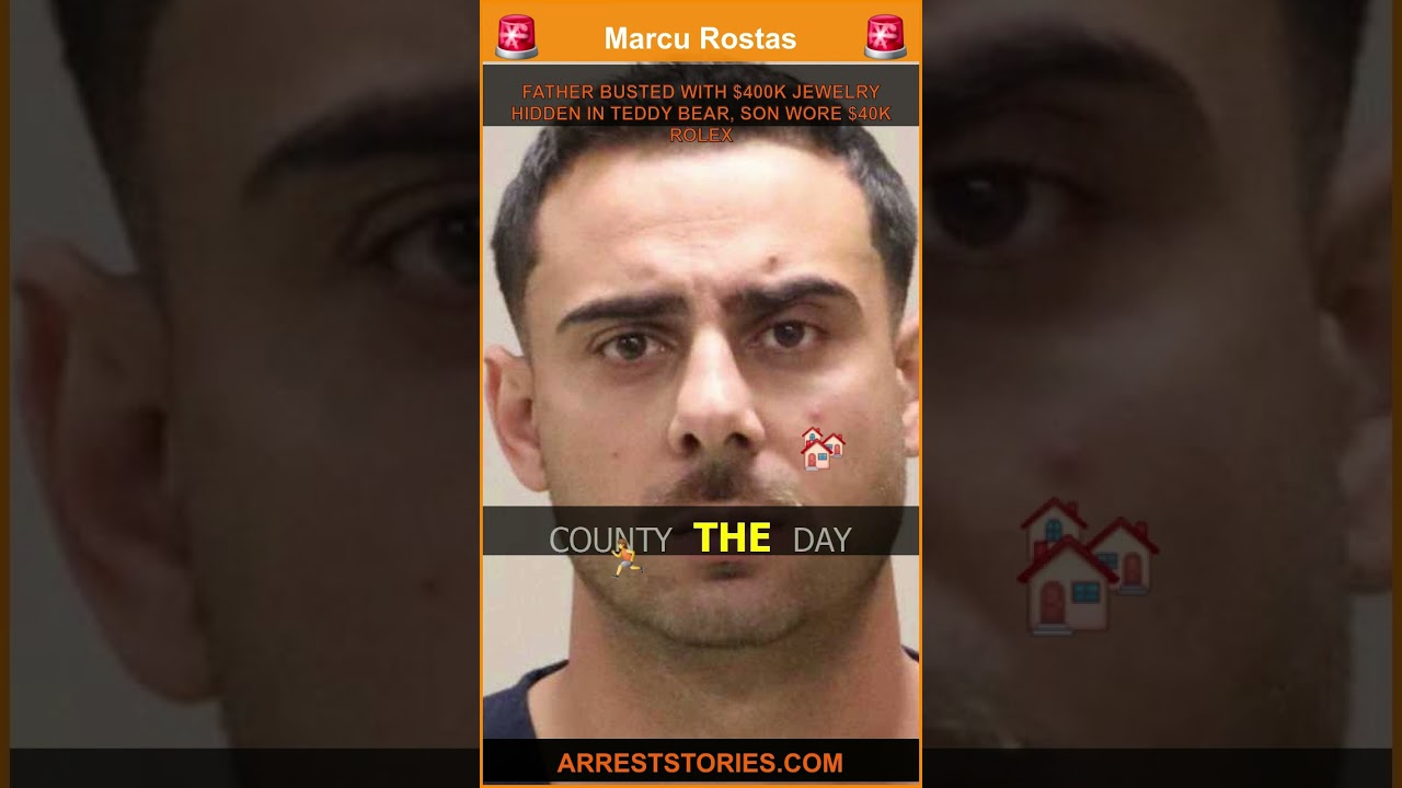 FATHER BUSTED WITH $400K JEWELRY HIDDEN IN TEDDY BEAR, SON WORE $40K ROLEX
