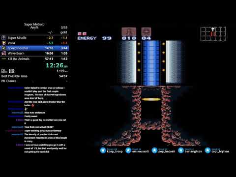 (56:31) Super Metroid any% speedrun