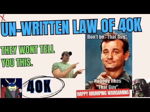 "Stop Breaking These Rules! The Essential Etiquette for Warhammer 40k Players" Pro player explains!