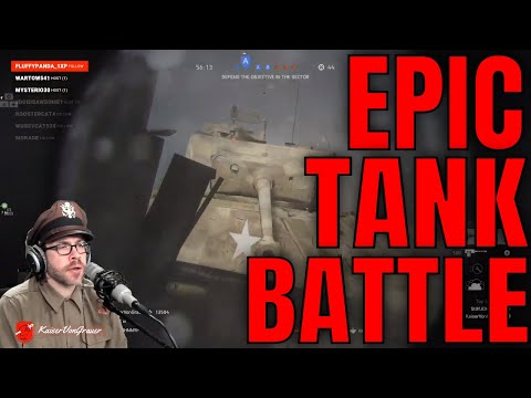 Battlefield V Epic Tank Battle Type 97 v. M4 Sherman On Iwo Jima