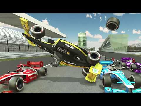 3D Concept Formula Cars Racing Video