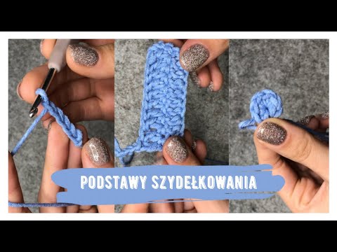 Crochet for beginners - loop, chain, half stitch, magic ring and double crochet 🧶