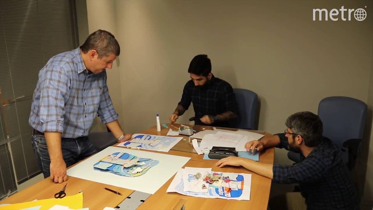 Making of da capa olímpica do Metro Jornal