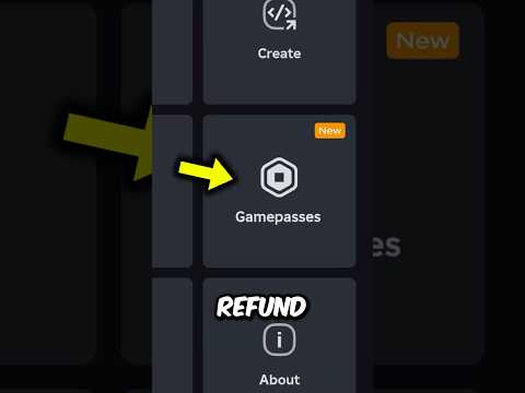 So erstatten Sie GAMEPASSES auf ROBLOX zurück ...