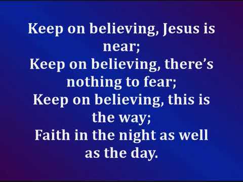 Keep on believing by Mildred Duff (lyrics video)