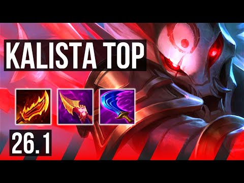 KALISTA vs GANGPLANK (TOP) | EUW Diamond | 26.1