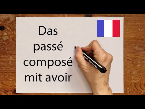 French: The passé composé with avoir - simply explained