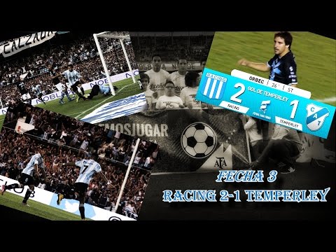 Torneo. Fecha 3: Racing 2-1 Temperley