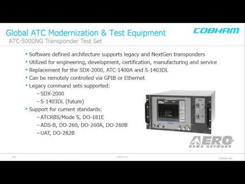 Aero-TV: Cobham AvComm - AEA 2015 New Product Introduction