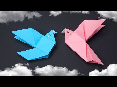 DIY paper toys Easy paper birds