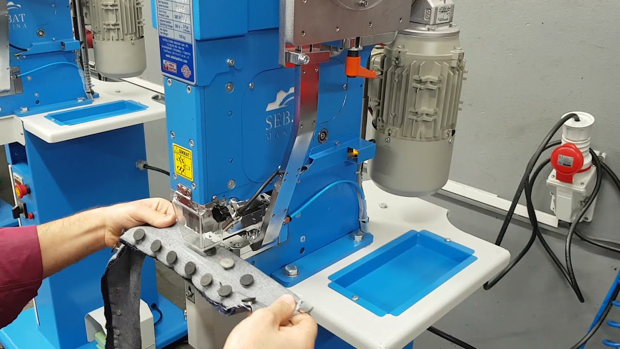Sebat Otomatik 14-17 Kot Düğmesi Çakma Makinası