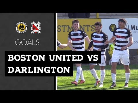 Goals: Boston United v Darlington