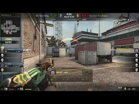 SpaceSoldiers nGIN 1v4 Clutch vs SK Cache @ ESL COLOGNE 2017