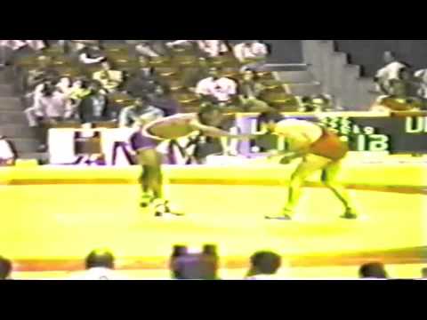 1990 Senior World Championships: 68 kg Arsen Fadzayev (USSR) vs. Nate Carr (USA)