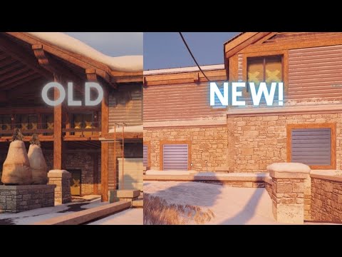 Chalet Rework Before & After - Rainbow Six Siege