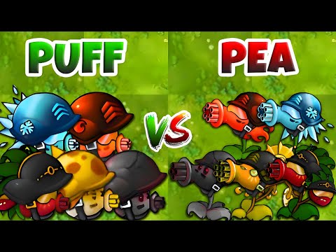 PVZ Fusion 3.1 Challenge - Team PUFF vs PEA Plants Fusion vs Obsidian Gargantuar - Who Will Win?